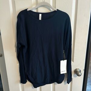 NWT Lululemon Take It All In Sweater in True Navy